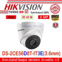 โปรโมชั่น Hikvision กล้องวงจรปิดรุ่น DS-2CE56D8T-IT3E 3.6หรือ2.8 (1ตัว) ราคาถูก ขายดี แนะนำ Home-mall  ตรงปก