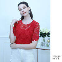 VERONIQA Blouse VE-B813 ลูกไม้แฟนซี แขนสั้น IGPU22-1