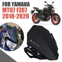 YAMAHA MT07 FZ07 MT FZ 07 2018-2020กระจกรถจักรยานยนต์มอเตอร์ไซค์ที่เบนทางลมกระจกบังลมอุปกรณ์เสริมการ์ดแฟริ่ง