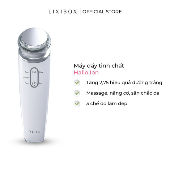 Máy đẩy tinh chất dưỡng trắng halio ion cleansing & moisturizing beauty - ảnh sản phẩm 5