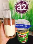 Combo Milo Úc 1kg & sữa A2 Nguyên Kem date 2024