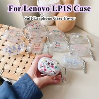 READY STOCK!  For Lenovo LP1S Case Transparents creative cartoonish for Lenovo LP1S Casing Soft Earphone Case Cover