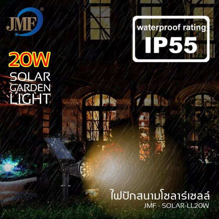 ถูกๆๆ-ไฟปักสนามโซล่าเซลล์-solar-garden-light-20w-มี2รุ่น3สี-7สี-ไฟทางไฟled-กันน้ำกันฝน-ประหยัดพลังงาน-สินค้าพร้อมส่ง