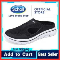 Scholl รองเท้าสกอลล์ scholl รองเท้า scholl Scholl รองเท้าสกอลล์ scholl รองเท้า รองเท้า scholl  ผู้ชาย scholl รองเท้าผ้าใบผู้ชายรองเท้าผู้ชาย scholl ขนาดใหญ่ 46 47 48 ครึ่งรองเท้าแตะรองเท้าแตะแบนผู้ชายแฟชั่นเดินรองเท้าผ้าใบเกาหลีครึ่งหนึ่ง-2030