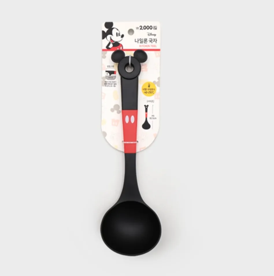 Daiso Disney Mickey Mouse Kitchen Measuring Spoons Red