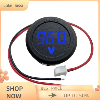 Lokei LED Digital Display แบบวงกลม2สาย voltmeter DC 5-100V DC Digital voltmeter