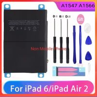 Battery แบตเตอรี่แท็บเล็ต iPad 6 Air 2 A1547 A1566 A1567 7340MAh แท็บเล็ตแบตเตอรี่เครื่องมือฟรี