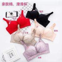 *มาใหม่* #2937 Braไร้โครง Sexy Soft Bra เสื้อในลูกไม้ลายดอก  ชุดชั้นในไร้โครงระบายอากาศสบายรวบรวมไม่มีขอบ มีหลายสี