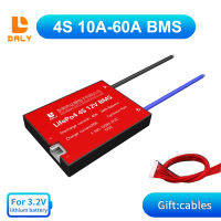 Daly 12V 4S LiFePO4 BMS 10A 15A 20A 30A 40A 50A 60A กันน้ำ BMS พร้อม Balance พอร์ตทั่วไป