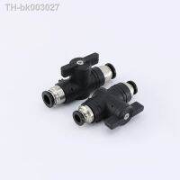 ┇▥ 1pcs BUC4 6 8 10 12MM Turn Pneumatic Switch Hand Valve Quick Connector BUC4 6 8 10 12MM Hand To Turn Pneumatic Switch