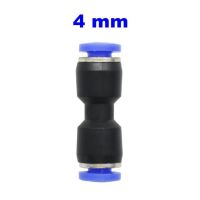 Air Pneumatic 4มม. 6มม. 10มม. 12มม. 14มม. 16มม. Od ท่อ One Touch Push Into ตรงแก๊ส Connector Slip ล็อค Quick Coupling