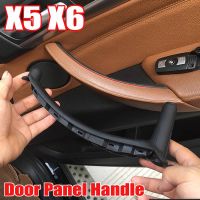 NEW Car Styling Right Left Inner Door Panel Handle Pull Trim Cover Auto Interior Accessories For BMW E70 X5 E71 E72 X6 SAV