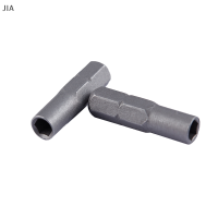 JIA ไขควงบิตอะแดปเตอร์ Micro INSERT Bits 6.35mm 1/4 "อะแดปเตอร์ถึง4mm HEX Holder