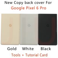 New Back Cover Glass For Google Pixel 6 Pro Battery Cover Housing Door Cases For pixel 6 pro GLUOG Back Cover Replacement