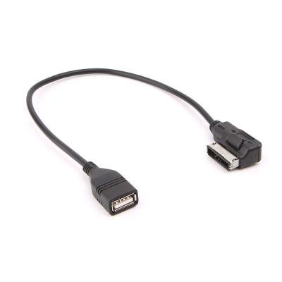 AUX Media Interface USB หญิง o สายเคเบิลอะแดปเตอร์ AMI สำหรับ Mercedes For