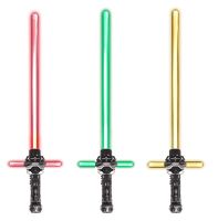 ♛ NEW Light Up Laser Sword Toys Setwith Sound 7 Colors and Stretch Length Lightsaber Toys for children Party Birthday Gifts