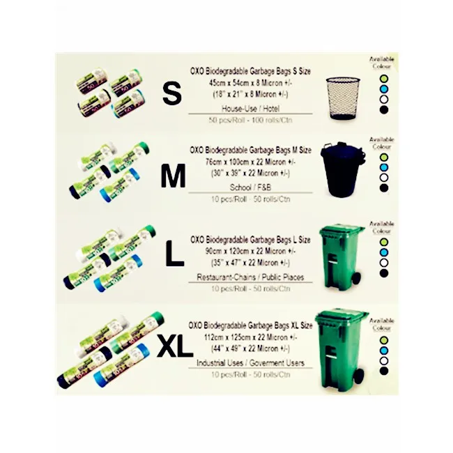 CLEANGUARD Biodegradable Garbage Bag (S, M, L, XL)