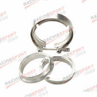 4 "Self Aligning ชายหญิง V-Band Vband Clamp CNC สแตนเลสหน้าแปลน Kit