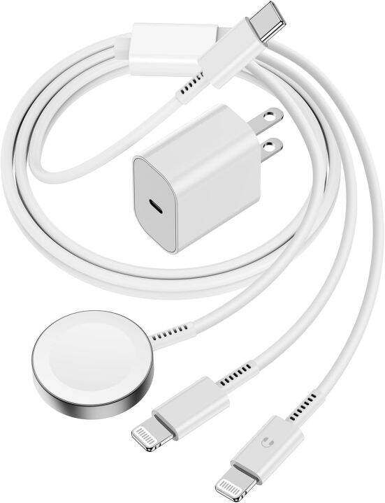 Apple Watch Charger USB C for Apple Watch iPhone 3 in 1 iWatch Magneti ...