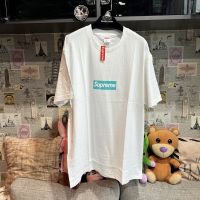 Cotton shirt Supreme x Tiffany &amp; Co. box logo T-shirt / SUP berlin tshirt ( ทิฟฟานี่ XL 48”/ เขียว XL 48” พร้อมส่ง)