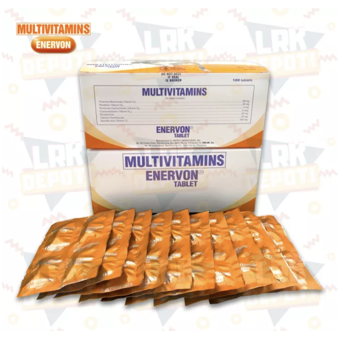 Enervon Multivitamins 100s (100 tablets in box) Expiration date is on
