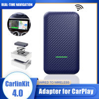 FUVOYA CarlinKit 4.0 CarPlay Adapter CarPlay แบบมีสายไปยัง Wireles Wireless CarPlay Dongle Mini Box Wireless Android Auto Car Accessories