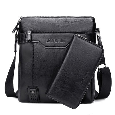 Men Shoulder Bag 9.7" ipad Mens Shoulder Bags Vintage Messenger Bag Leather Handbag Split Leather Crossbody Bags Business Flap