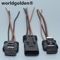 Worldgolden หัวเชื่อมปลั๊กเครื่องวัดเซ็นเซอร์การไหลของอากาศ4ขาสำหรับ BMW 1 Series 3 Series 5 Series F30 F20 F35 F10 F18