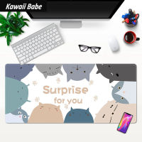 Gaming Laptop Mouse Mat Cute Mouse Pad Large Kawaii Desk Pad Desk Mats Gamer Mousepad Keyboard Table Protector for Game Office