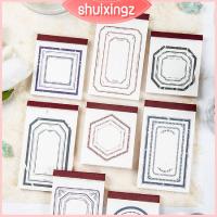 SHUIXINGZ 30แผ่น/ชุดสีการตกแต่ง DIY ดอกไม้ของไดอารี่ Byzantium ไดอารี่กระดาษบันทึกข้อความแผ่นบันทึกความจำกระดาษพิเศษ