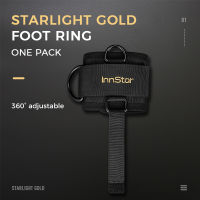 INNSTAR Cable Ankle Straps Resistance Band Training 360 Adjustment D-ring Ankle Cuff Gym Leg Exercise Fitness Accessories