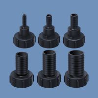 [NEW] IBC Tank Adapter Inlet 60mm Coarse thread to 1/2 quot; 3/4 quot; 1 quot; 2 inch Hose black Pipe Connector Garden Lawn Tap Accessories