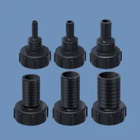 IBC Tank Adapter Inlet 60mm Coarse thread to 1/2 3/4 1 2 inch Hose black Pipe Connector Garden Lawn Tap Accessories