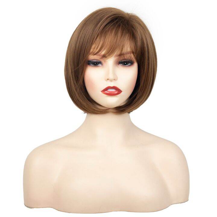 hanerou-synthetic-bob-short-wig-natural-straight-brown-women-hair-heat-resistant-wig-for-daily-party-cosplay