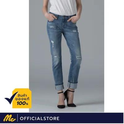 Mc Jeans กางเกงยีนส์ กางเกงขายาว ทรงขาตรง สียีนส์ ทรงสวย คลาสสิค MAI7225
