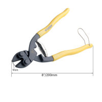 QZ-Rdeer 8"/9" Mini Bolt Cutter Cr-v Wire Cutter Effort 50% Multitool Cutting Pliers