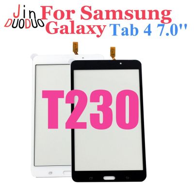 ระบบสัมผัส7.0 "เหมาะสำหรับ T230 Samsung Galaxy Tab 4หน้าจอสัมผัสชุดประกอบกระจกกันรอยดิจิตอลเหมาะสำหรับ Samsung T230 Sm-T230อะไหล่หน้าจอสัมผัส