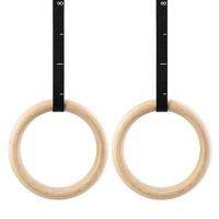 Anneaux de gymnastique en bois 28/32mm pour exercice fitness gym côtes yoga dintérieur crossfit musculation