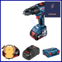 สว่านไร้สาย (พร้อมแบตเตอรี่) BOSCH GSB18V-50 18 โวลต์CORDLESS DRILL (BATTERY INCLUDED) BOSCH GSB18V-50 18V **ใครยังไม่ลอง ถือว่าพลาดมาก**