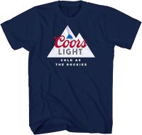 Coors Mens Miller Light Shirt As Cold As The Rockies Beer Logo Shirt Light Graphic Shirt