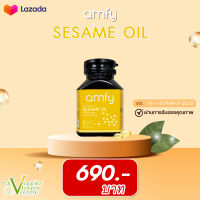 Seasame Oil (AMFY) น้ำมันงาดำสกัดเย็น 1 กระปุก ดูแลฟื้นฟูร่างกาย ควบคุมความดัน แก้อาการข้อเข่าเสื่อม แก้อาการปวดหัว