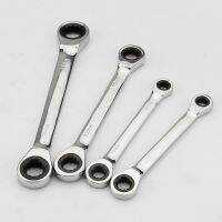 Chrome Vanadium Ring Double Head Ratchet Wrench Reversible 8 9 10 12 13 14 15 16 17 18 19mm Ratchet Combination Spanner Set