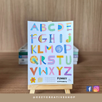 Funky Alphabet Stickers