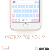 Cactus for you 2 Keyboard Theme⎮(E-Voucher) for Pastel Keyboard App