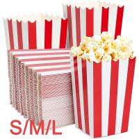 10/30/50Pcs Boxes Striped Small Holders Movie Night Classic Cup Celebration Birthday