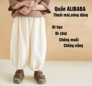 Quần dài chống muỗi cho bé form dáng alibaba thoáng mát thời trang bé từ 1