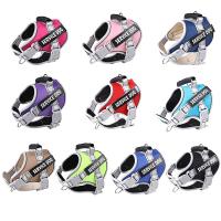 No Pull Big Dog Harness Vest Reflective Nylon Dog Harness for Small Meidum Large Dogs Adjustable Pet Walking Training Products