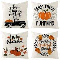 【JH】 Cross-border Thanksgiving Pumpkin Cover Car Sleeping Cushion