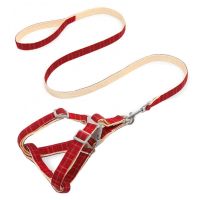 Pet Chest Strap Striped Traction Rope Anti-bite Wear-resistant Adjustable Reflective Walking Dog Harnesses Pet Supply