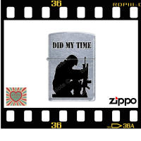 Zippo Did My Time Military Soldier Helmet Gun, 100% ZIPPO Original from USA, new and unfired. Year 2022